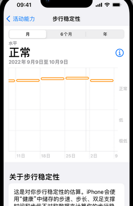 阳西iPhone手机维修如何在iPhone开启'步行稳定性通知'