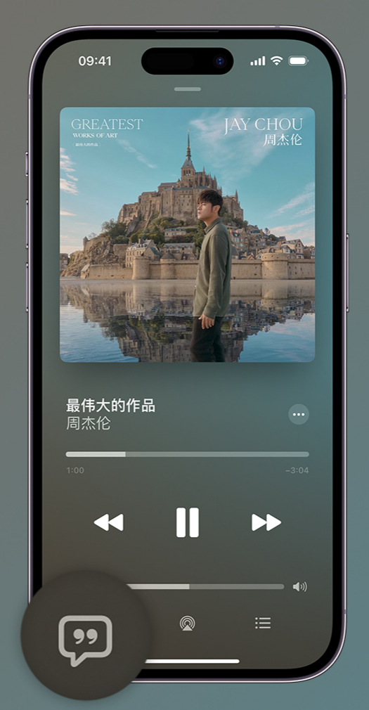 阳西iphone维修分享如何在iPhone上使用Apple Music全新唱歌功能 