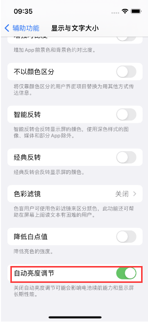 阳西苹果15维修店分享iPhone 15 Pro系列屏幕亮度 