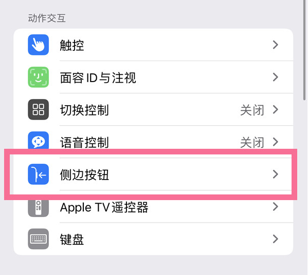 阳西苹果14维修店分享iPhone14 Plus侧键双击下载功能关闭方法 