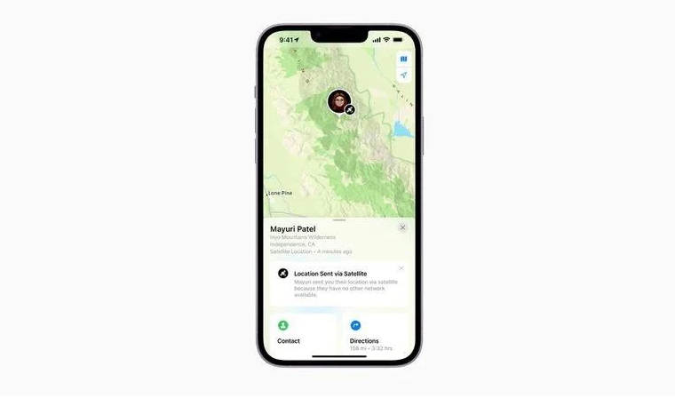 阳西苹果14维修分享iPhone14系列中 FindMy功能通过卫星分享位置方法教程 